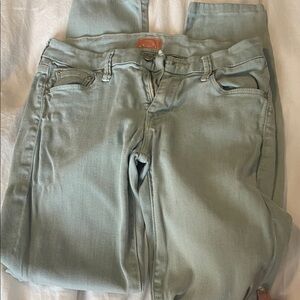 MOTHER Women's Mint Skinny Jeans